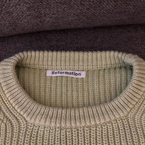 Reformation Sami Cropped Sweater - Picture 3 of 4